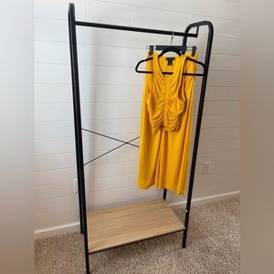 House of Harlow 1960 Gold Ribbed 2 Piece Set